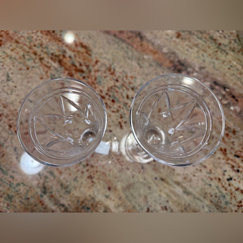 Stuart Crystal Romance Flute Pair 2 Champaign Flutes In Box - Picture 9 of 11